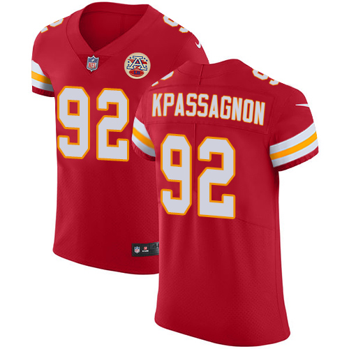 Nike Chiefs #92 Tanoh Kpassagnon Red Team Color Men's Stitched NFL Vapor Untouchable Elite Jersey - Click Image to Close